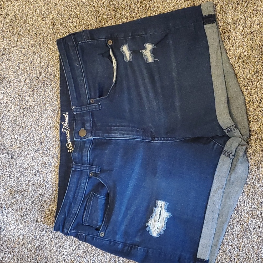 Denim shorts